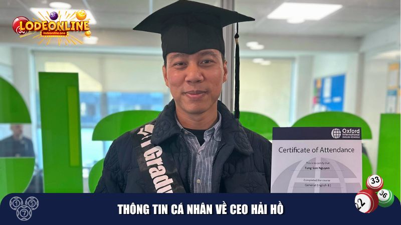 Thông tin cơ bản về CEO Hải Hồ